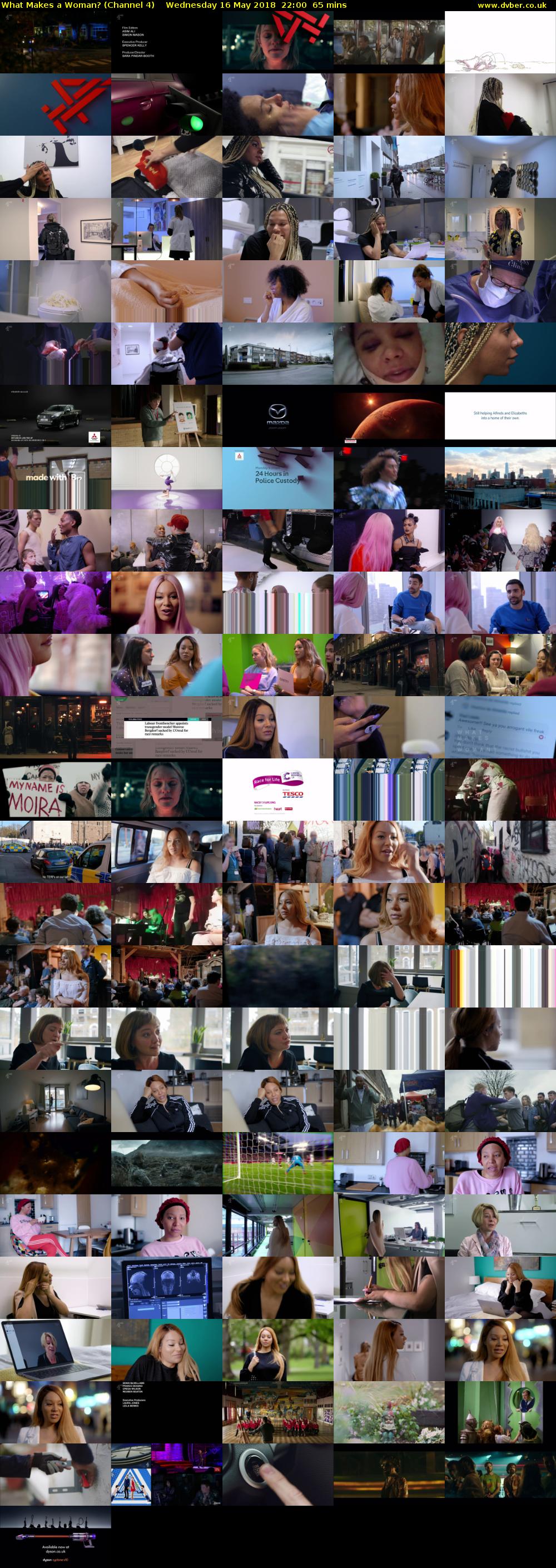 What Makes a Woman? (Channel 4) Wednesday 16 May 2018 22:00 - 23:05