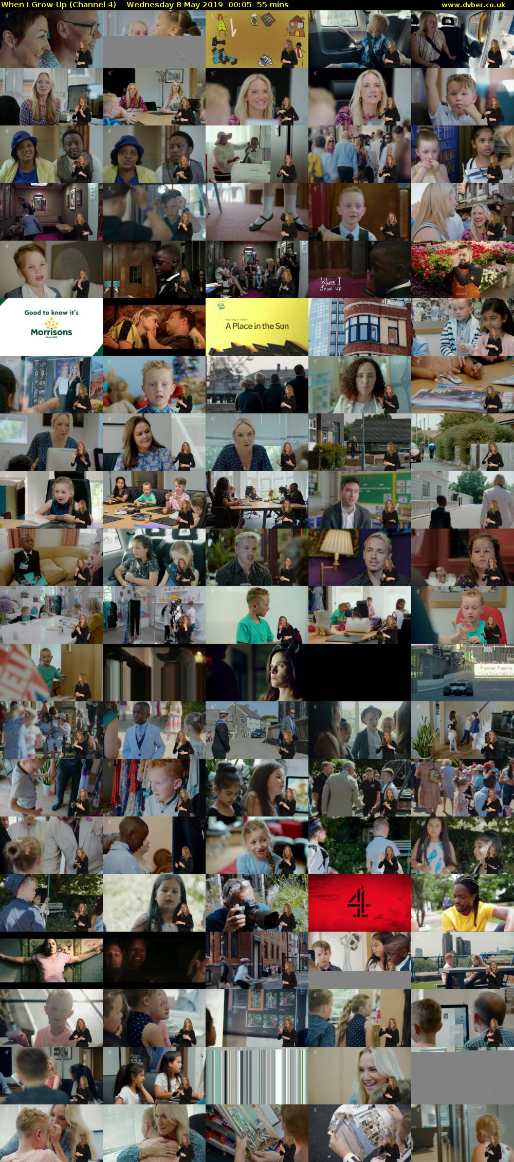 When I Grow Up (Channel 4) Wednesday 8 May 2019 00:05 - 01:00