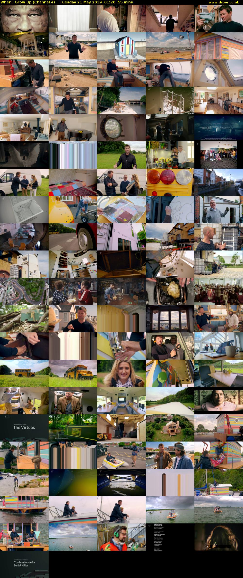 When I Grow Up (Channel 4) Tuesday 21 May 2019 01:20 - 02:15