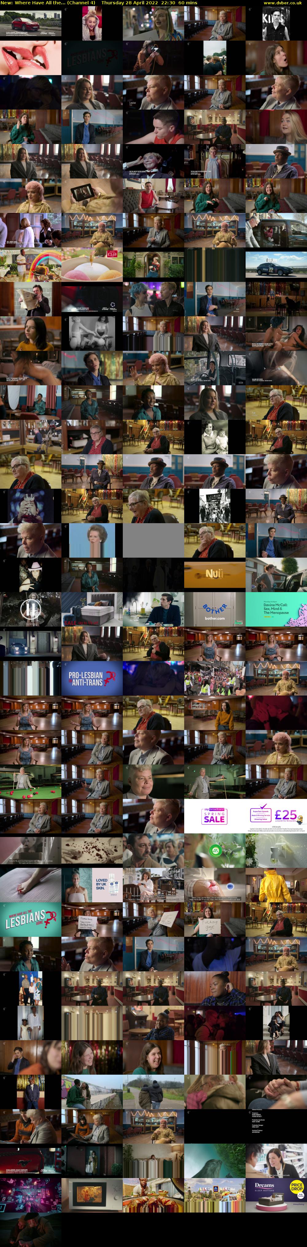 Where Have All the... (Channel 4) Thursday 28 April 2022 22:30 - 23:30