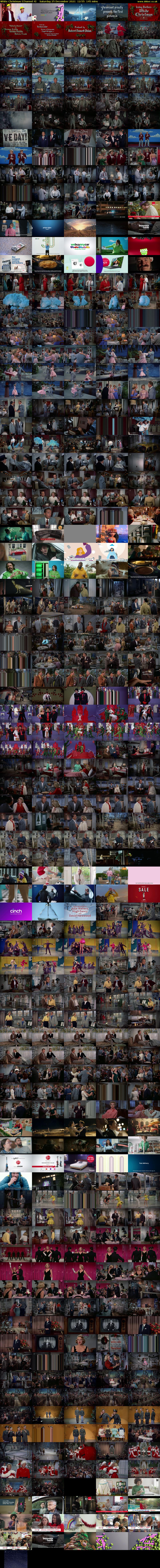 White Christmas (Channel 4) Saturday 25 December 2021 12:55 - 15:20