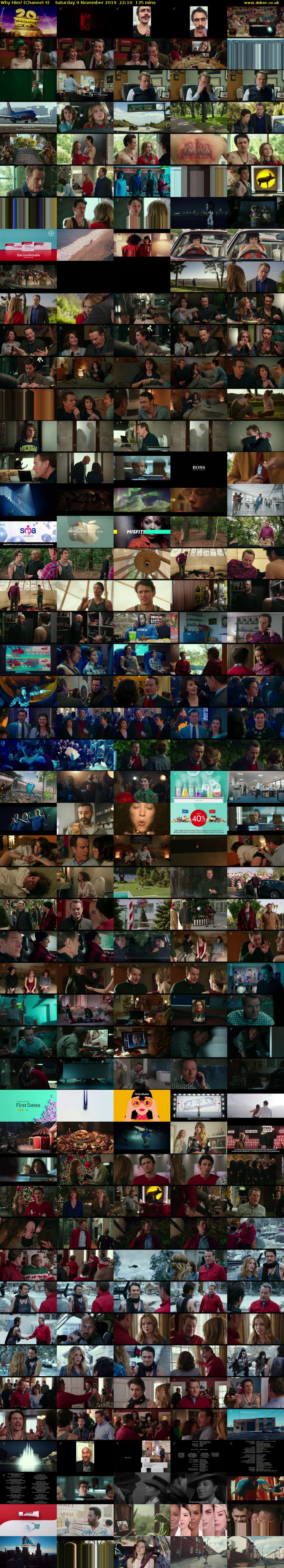 Why Him? (Channel 4) Saturday 9 November 2019 22:10 - 00:25