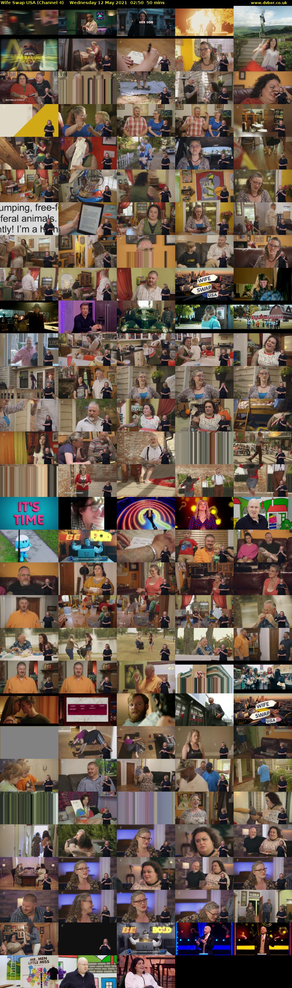 Wife Swap USA (Channel 4) Wednesday 12 May 2021 02:50 - 03:40