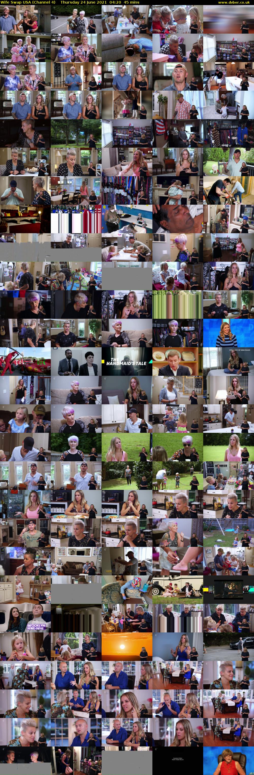Wife Swap USA (Channel 4) Thursday 24 June 2021 04:20 - 05:05