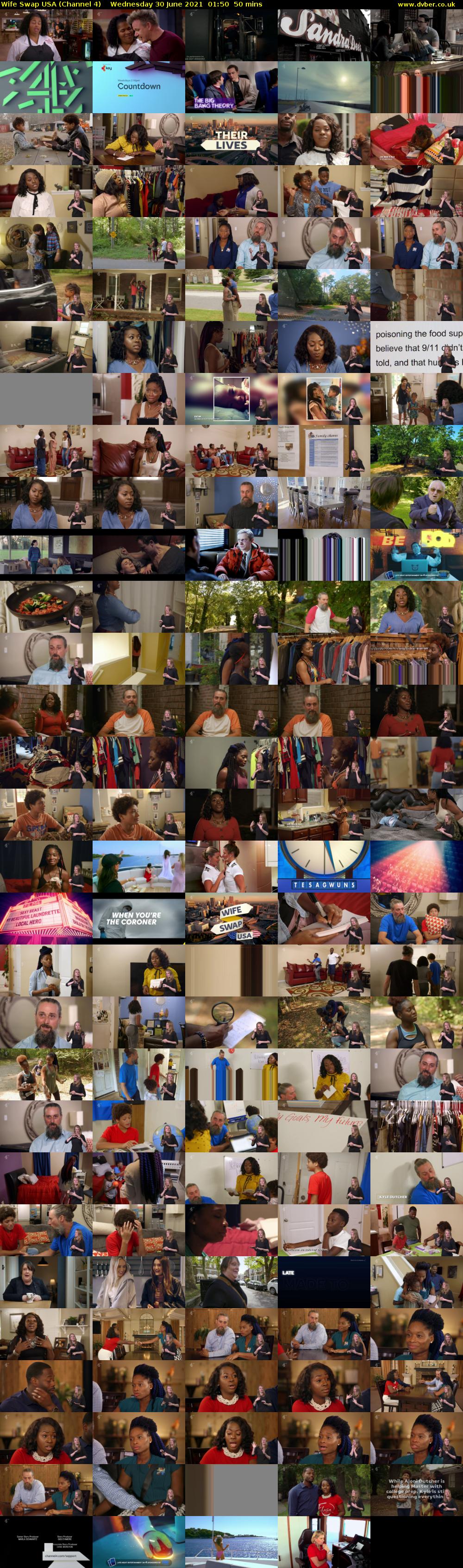 Wife Swap USA (Channel 4) Wednesday 30 June 2021 01:50 - 02:40