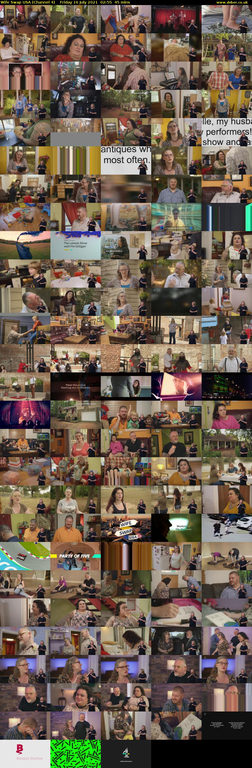 Wife Swap USA (Channel 4) Friday 16 July 2021 02:55 - 03:40