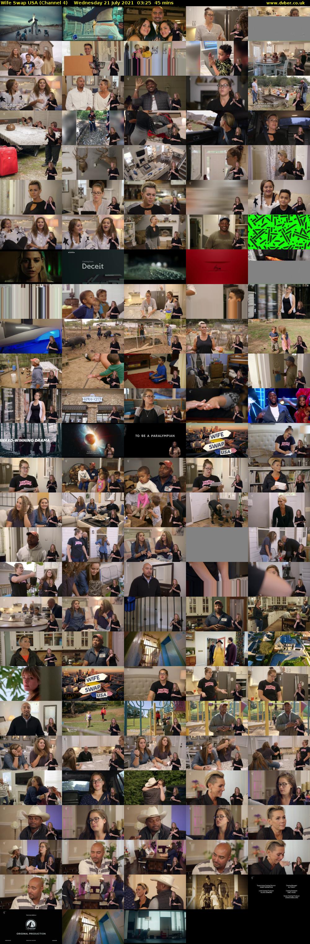 Wife Swap USA (Channel 4) Wednesday 21 July 2021 03:25 - 04:10
