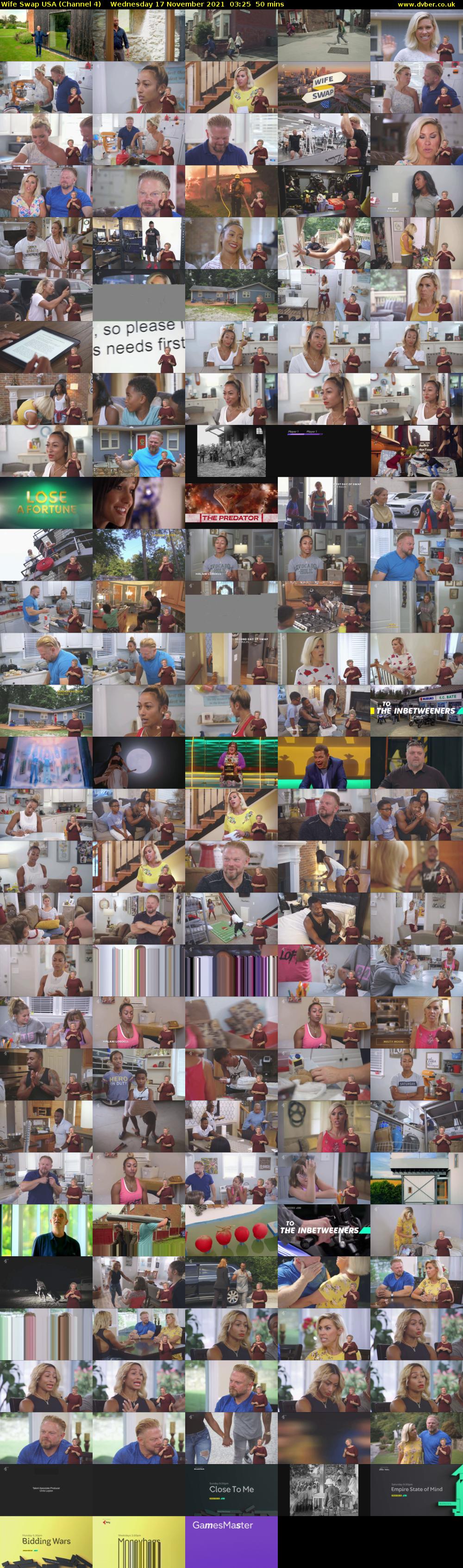 Wife Swap USA (Channel 4) Wednesday 17 November 2021 03:25 - 04:15