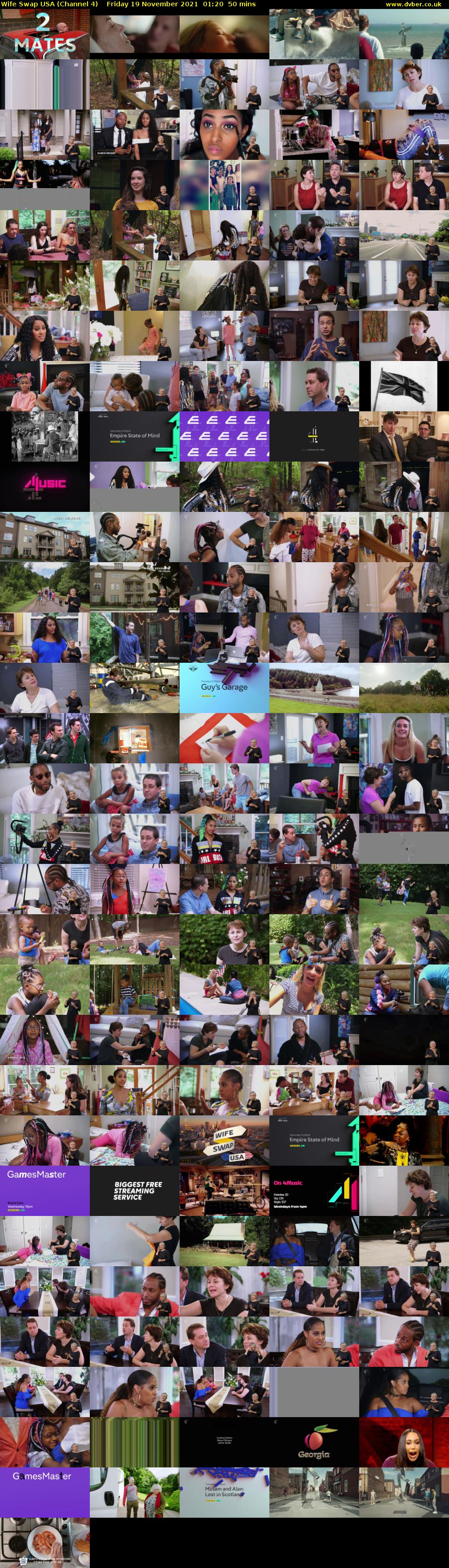 Wife Swap USA (Channel 4) Friday 19 November 2021 01:20 - 02:10
