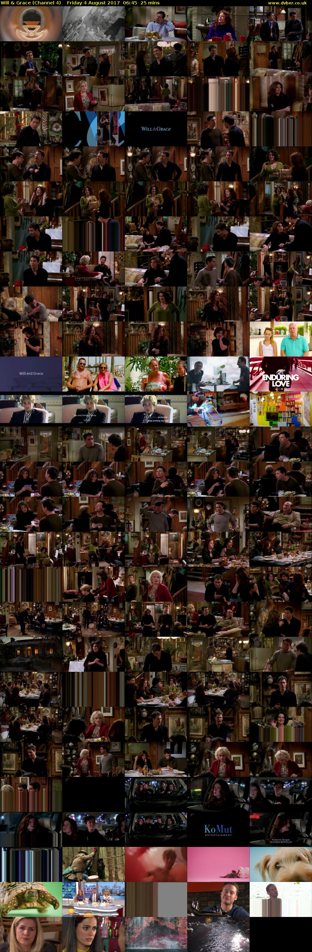 Will & Grace (Channel 4) Friday 4 August 2017 06:45 - 07:10