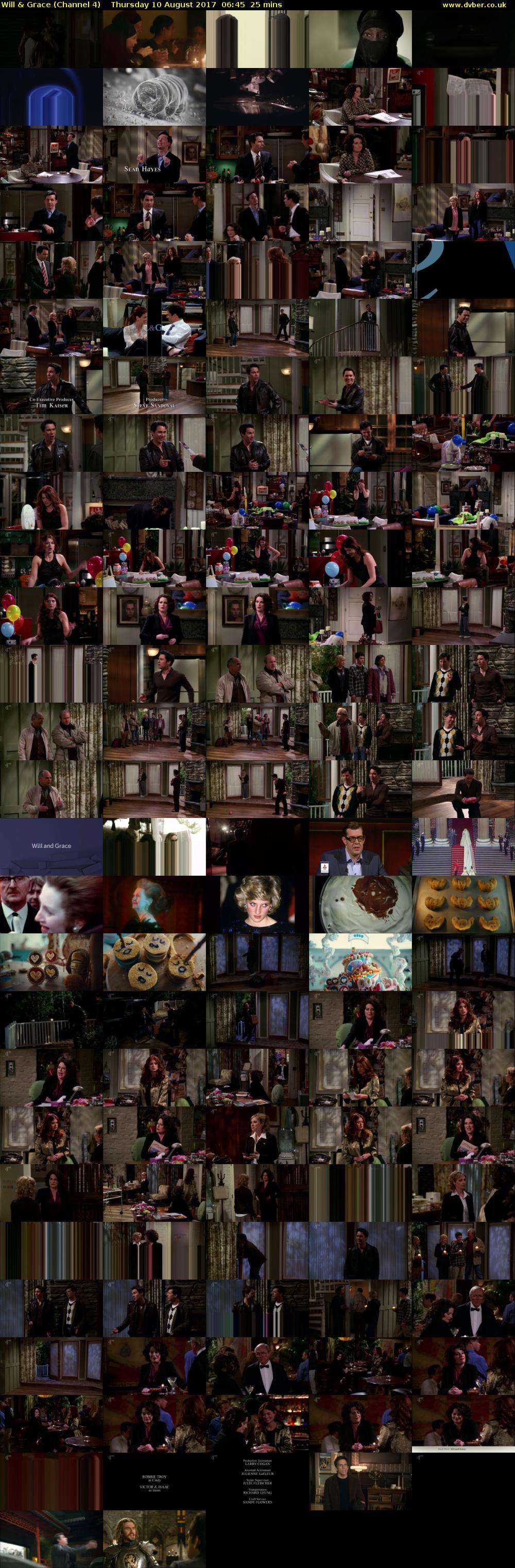 Will & Grace (Channel 4) Thursday 10 August 2017 06:45 - 07:10