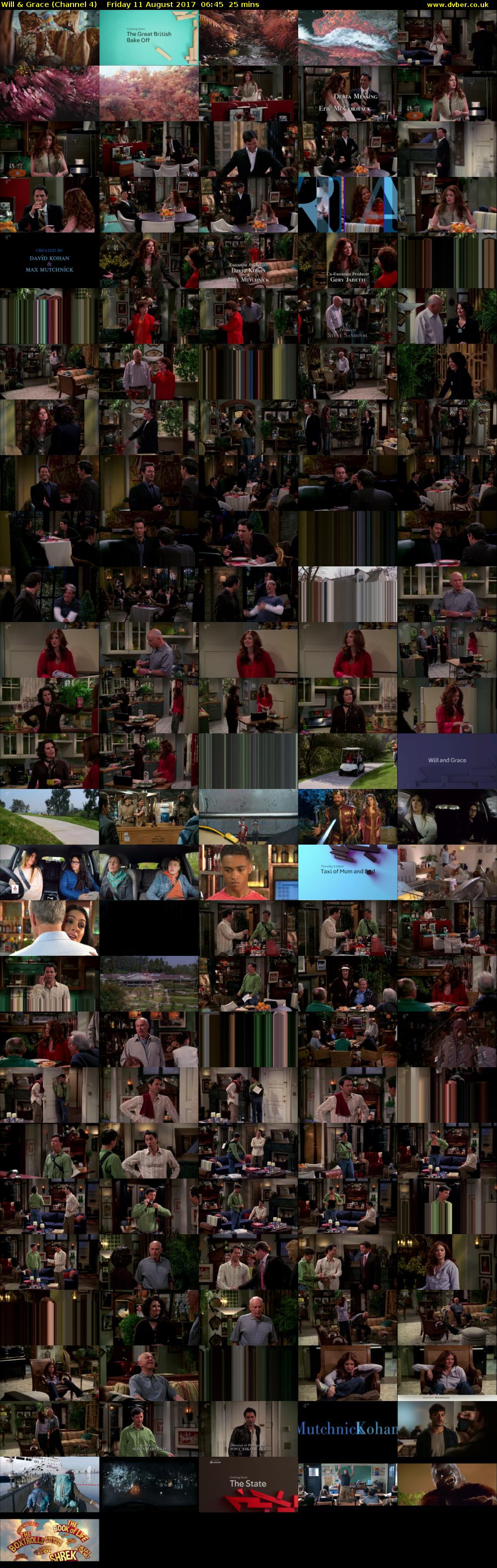 Will & Grace (Channel 4) Friday 11 August 2017 06:45 - 07:10