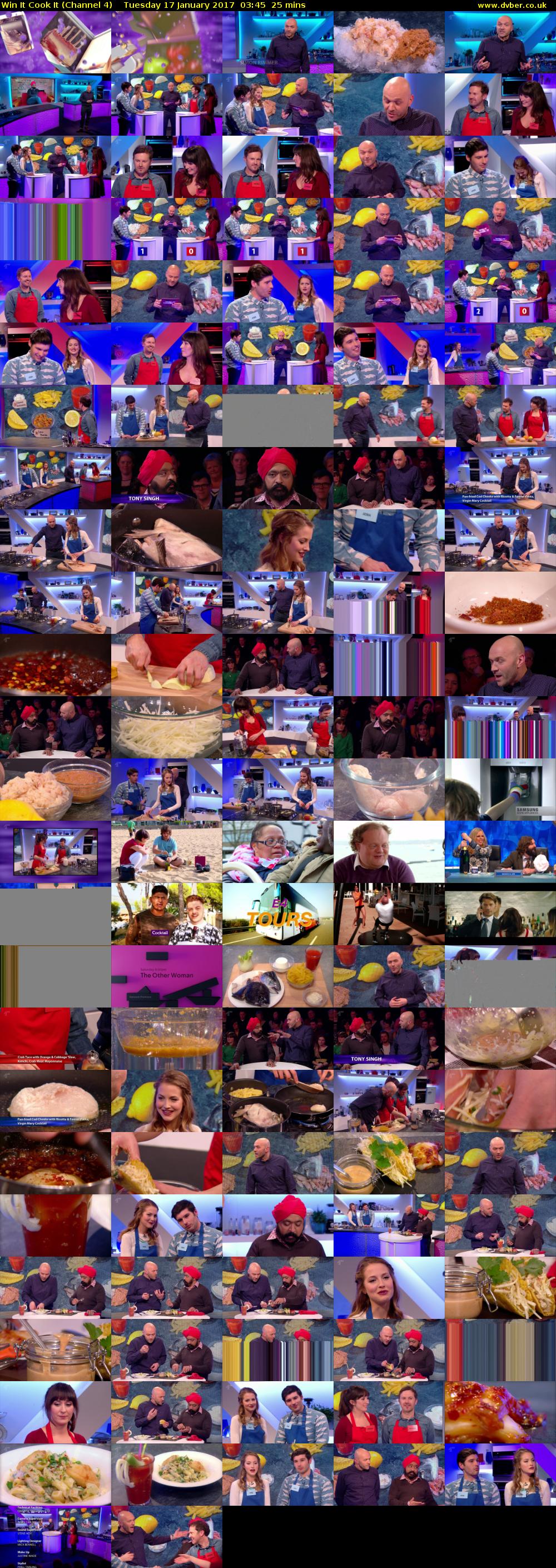 Win It Cook It (Channel 4) Tuesday 17 January 2017 03:45 - 04:10