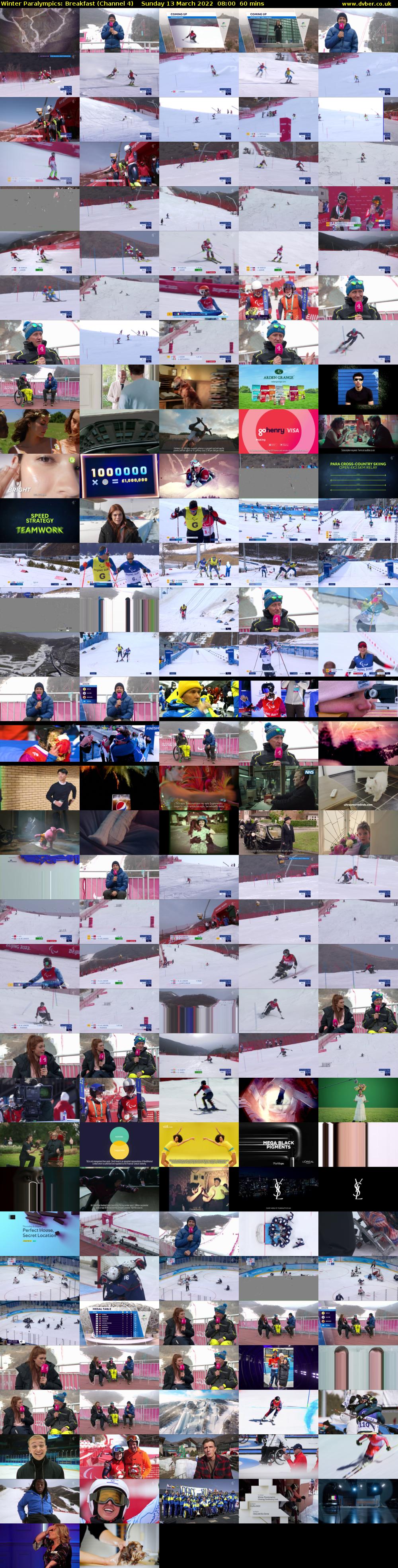 Winter Paralympics: Breakfast (Channel 4) Sunday 13 March 2022 08:00 - 09:00