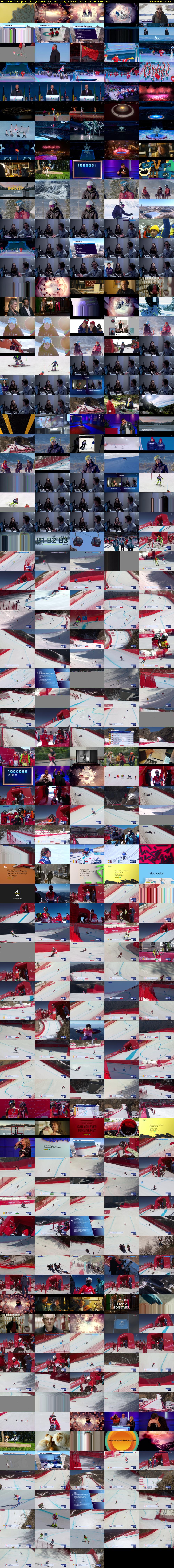 Winter Paralympics: Live (Channel 4) Saturday 5 March 2022 01:10 - 03:30