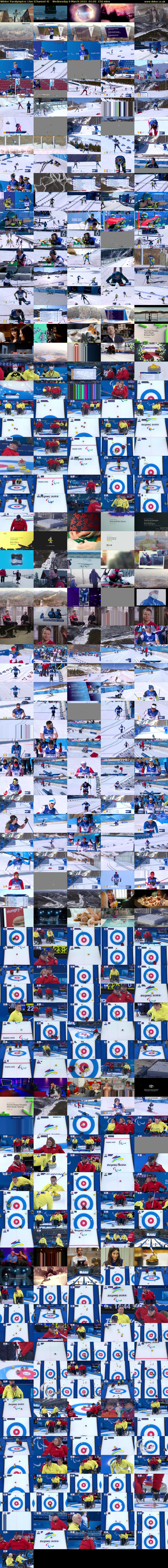 Winter Paralympics: Live (Channel 4) Wednesday 9 March 2022 01:00 - 03:30