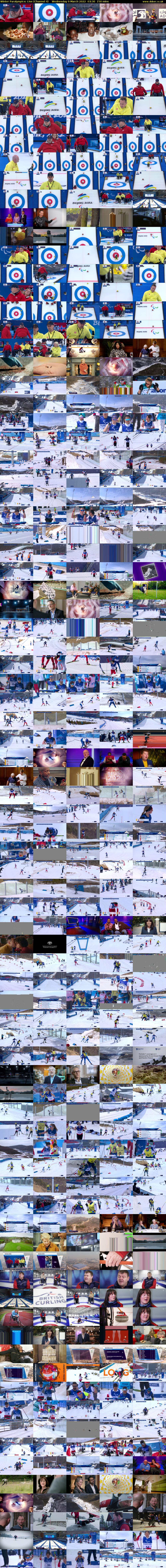 Winter Paralympics: Live (Channel 4) Wednesday 9 March 2022 03:30 - 06:00