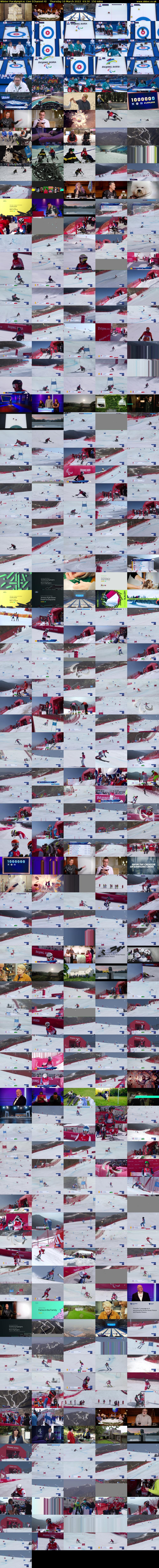 Winter Paralympics: Live (Channel 4) Thursday 10 March 2022 03:30 - 06:00
