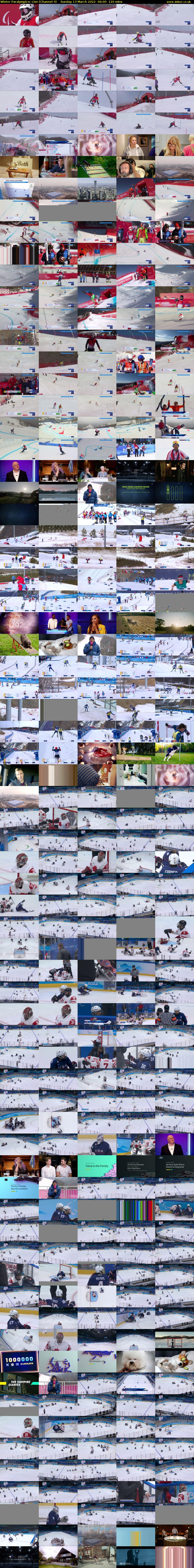 Winter Paralympics: Live (Channel 4) Sunday 13 March 2022 06:00 - 08:00