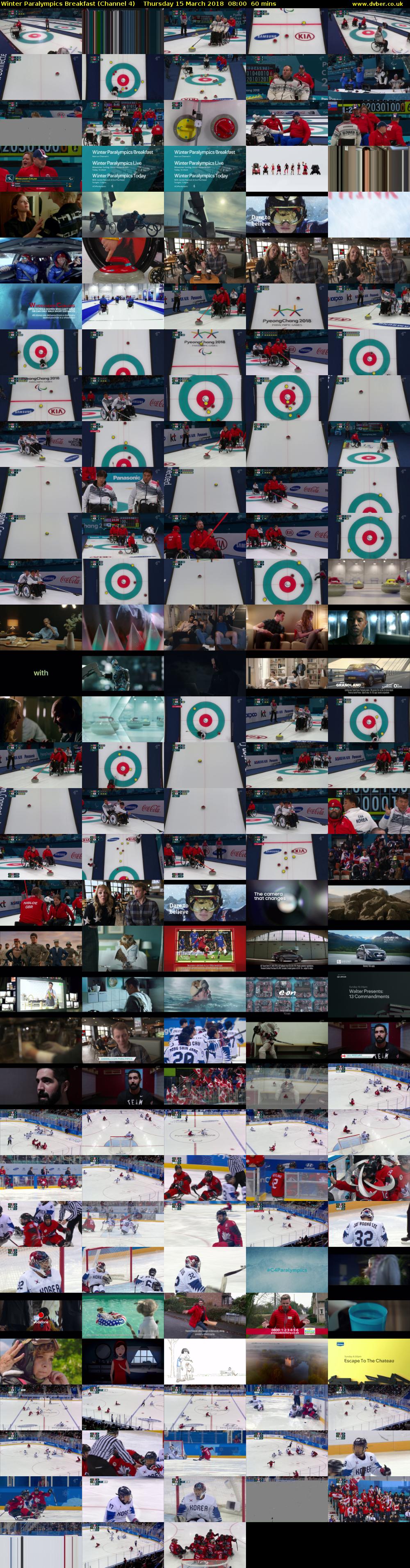 Winter Paralympics Breakfast (Channel 4) Thursday 15 March 2018 08:00 - 09:00