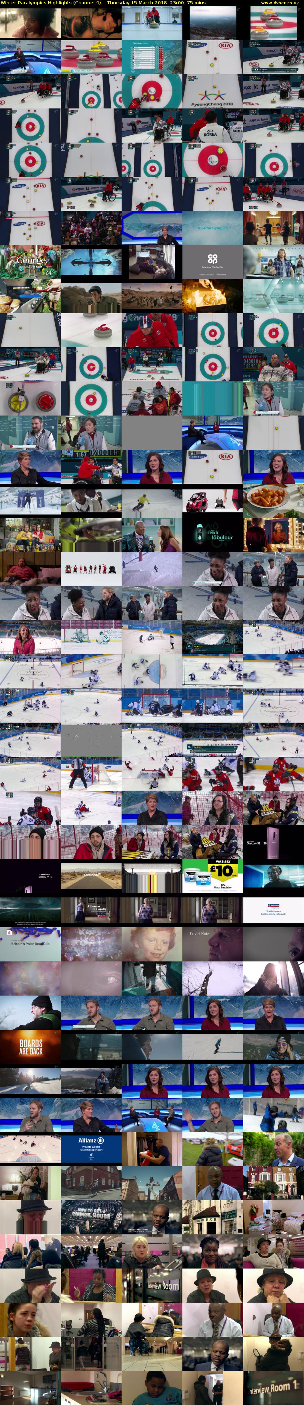 Winter Paralympics Highlights (Channel 4) Thursday 15 March 2018 23:00 - 00:15