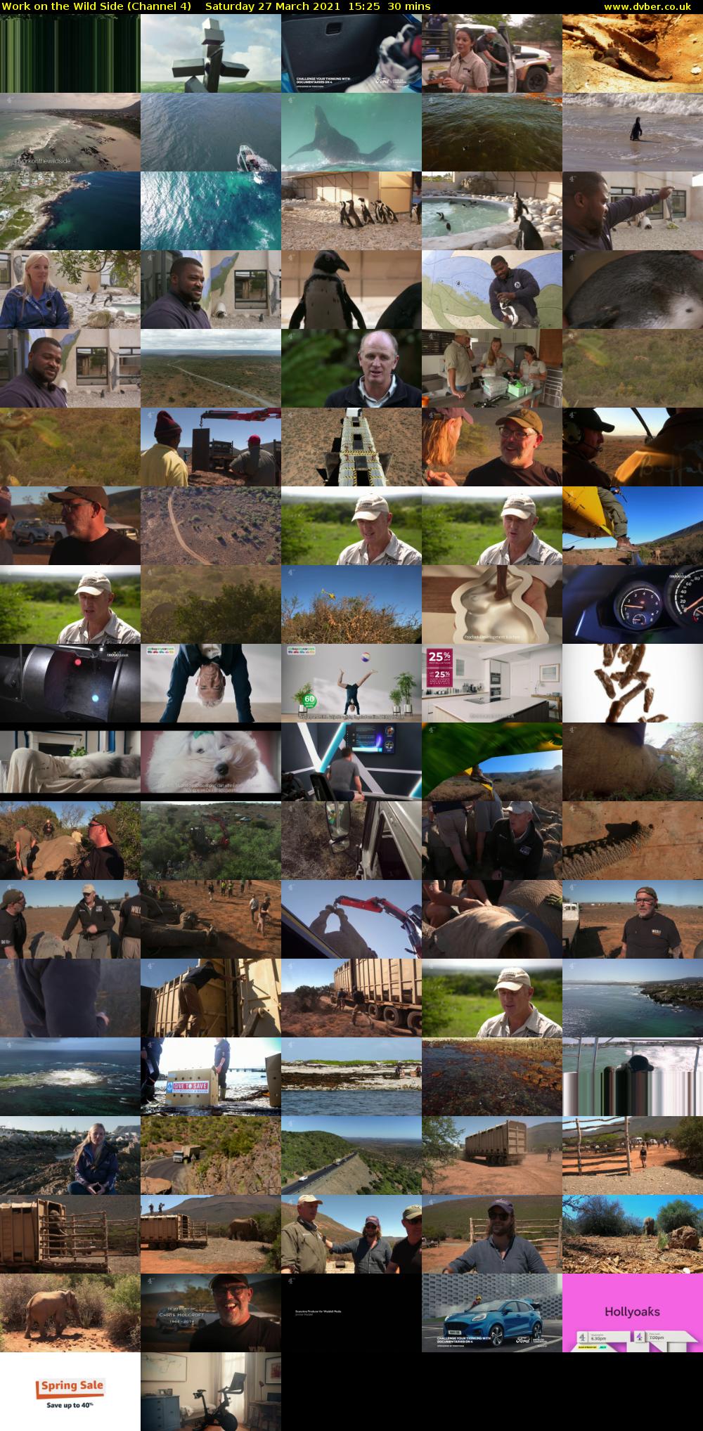 Work on the Wild Side (Channel 4) Saturday 27 March 2021 15:25 - 15:55