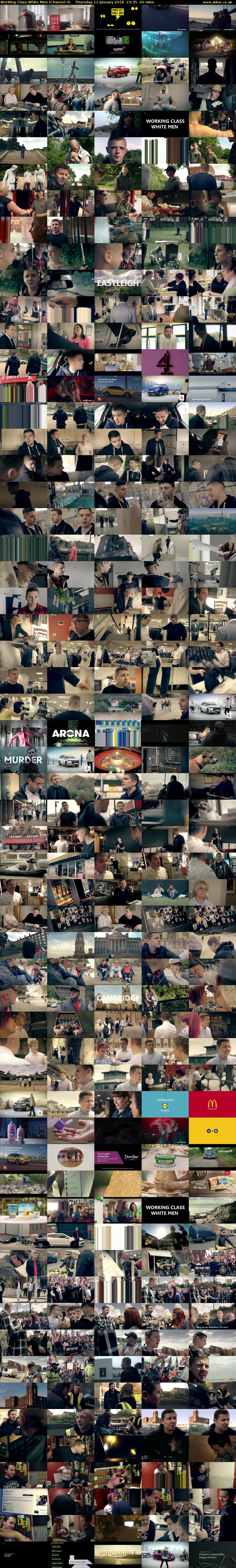 Working Class White Men (Channel 4) Thursday 11 January 2018 23:35 - 00:35