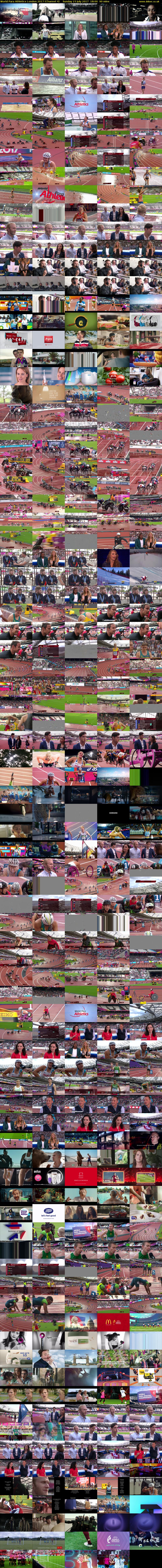 World Para Athletics London 2017 (Channel 4) Sunday 23 July 2017 18:00 - 19:30