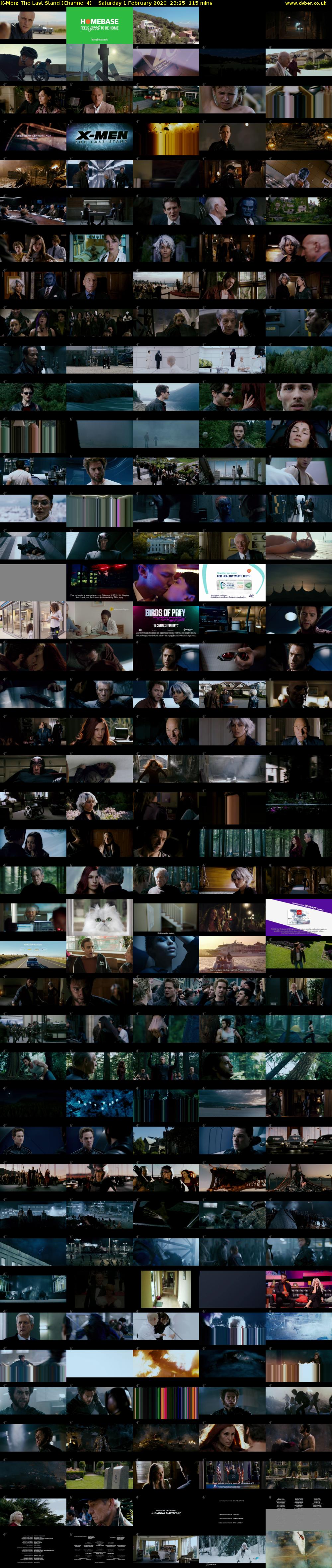 X-Men: The Last Stand (Channel 4) Saturday 1 February 2020 23:25 - 01:20