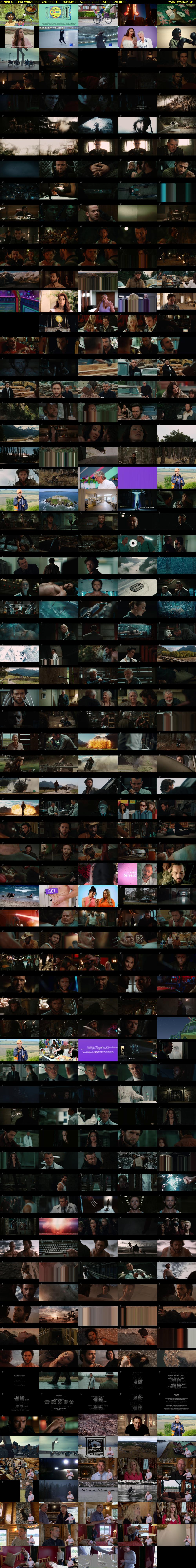 X-Men Origins: Wolverine (Channel 4) Sunday 28 August 2022 00:40 - 02:45