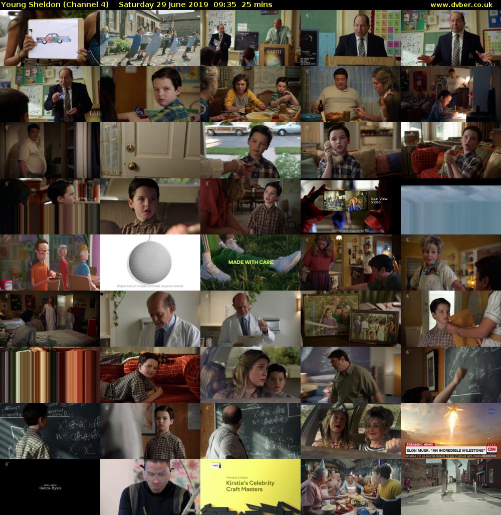 Young Sheldon (Channel 4) Saturday 29 June 2019 09:35 - 10:00