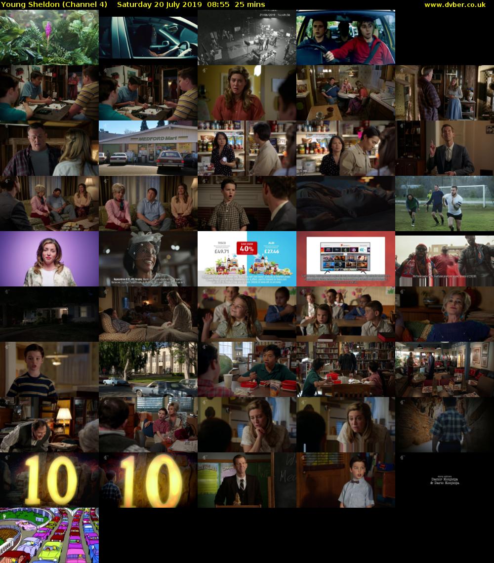Young Sheldon (Channel 4) Saturday 20 July 2019 08:55 - 09:20