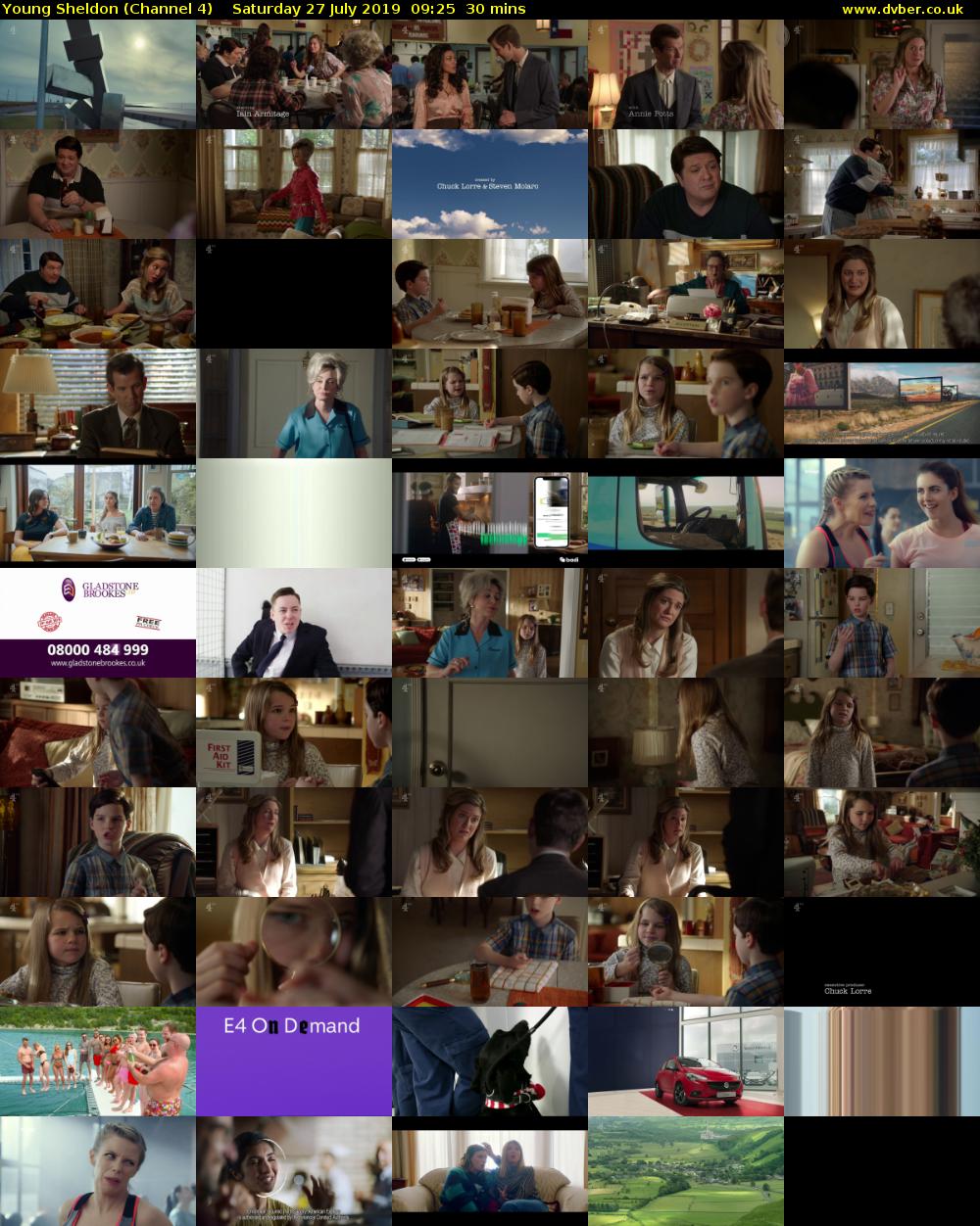 Young Sheldon (Channel 4) Saturday 27 July 2019 09:25 - 09:55