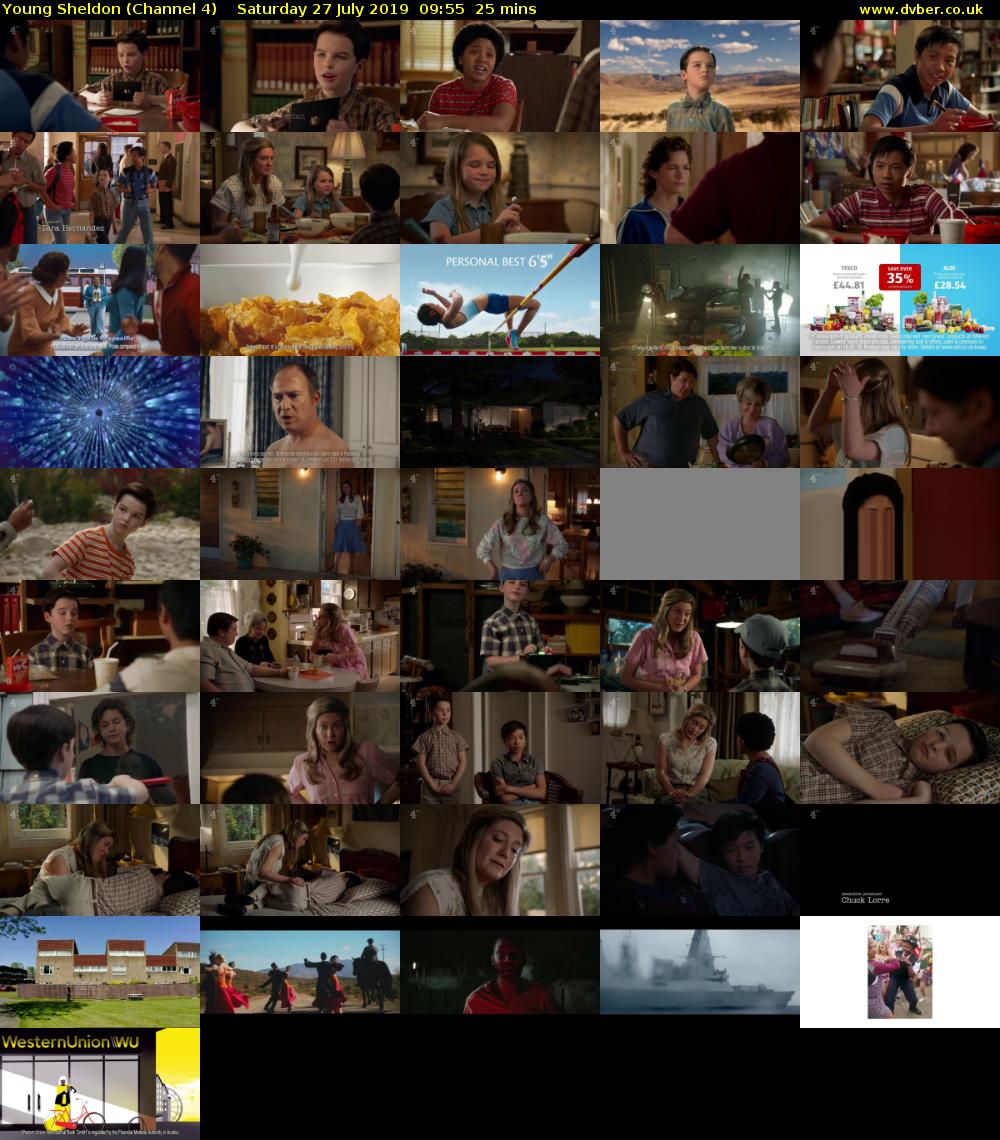 Young Sheldon (Channel 4) Saturday 27 July 2019 09:55 - 10:20