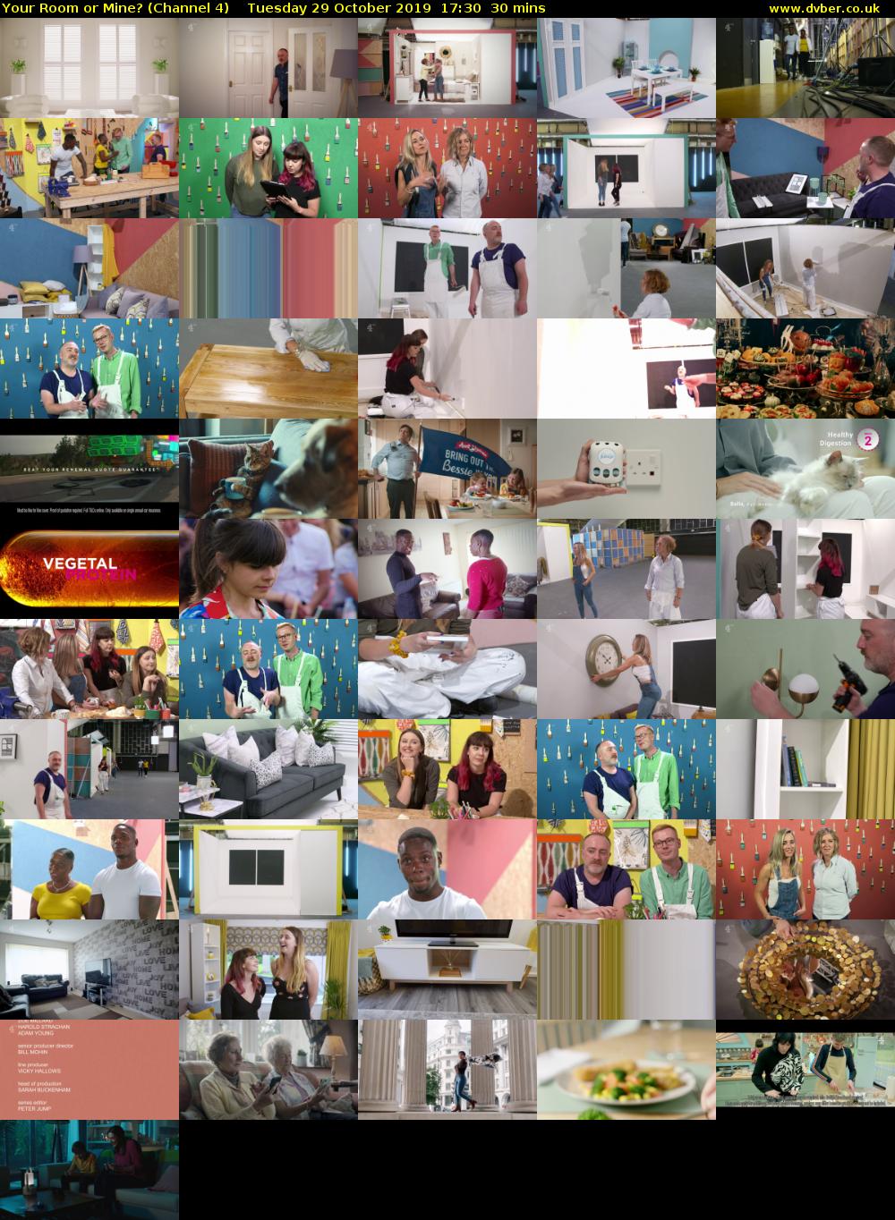 Your Room or Mine? (Channel 4) Tuesday 29 October 2019 17:30 - 18:00