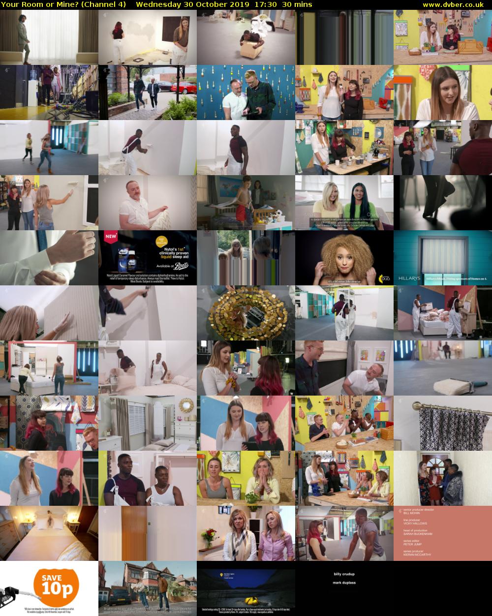 Your Room or Mine? (Channel 4) Wednesday 30 October 2019 17:30 - 18:00