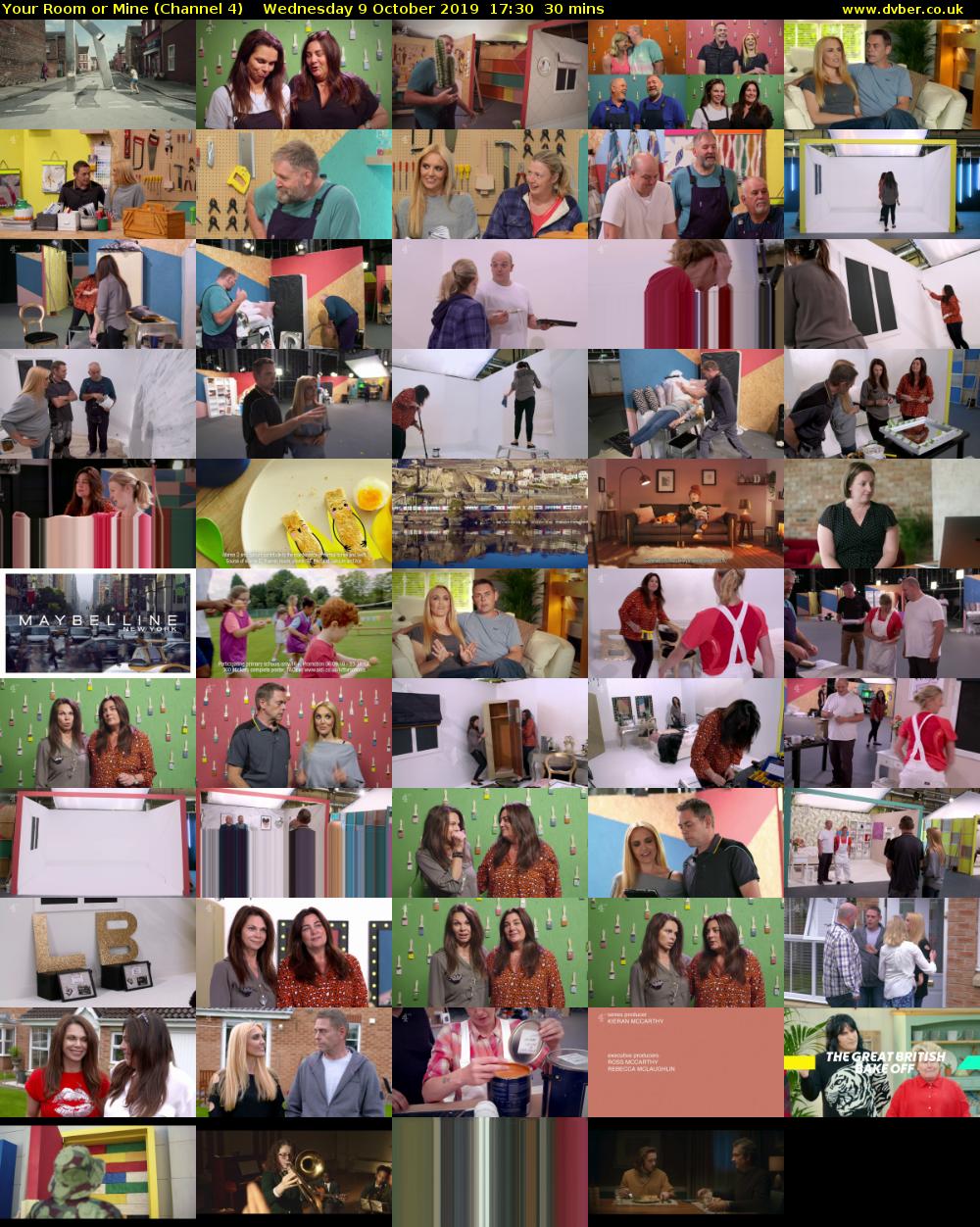 Your Room or Mine (Channel 4) Wednesday 9 October 2019 17:30 - 18:00