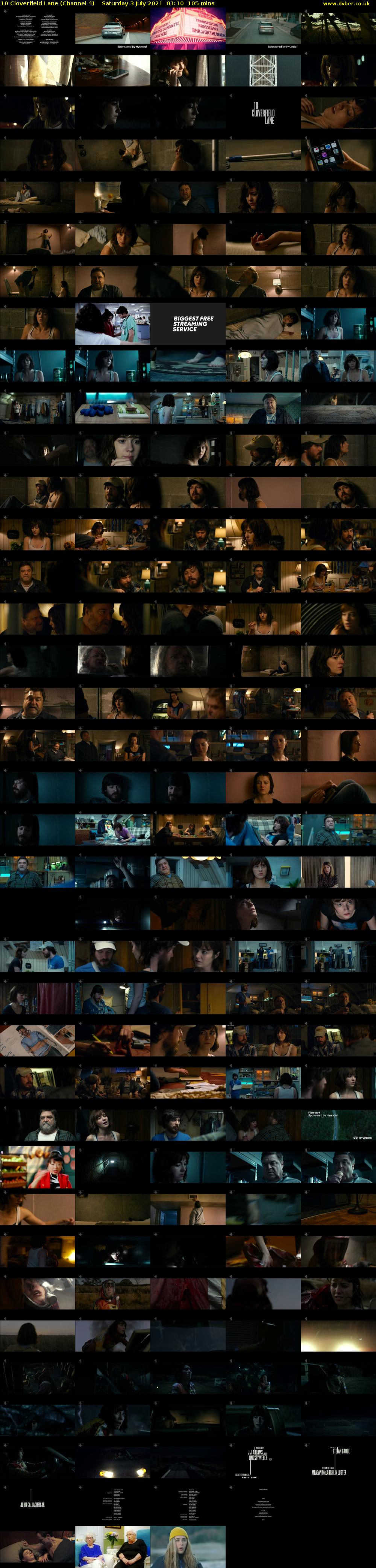 10 Cloverfield Lane (Channel 4) Saturday 3 July 2021 01:10 - 02:55