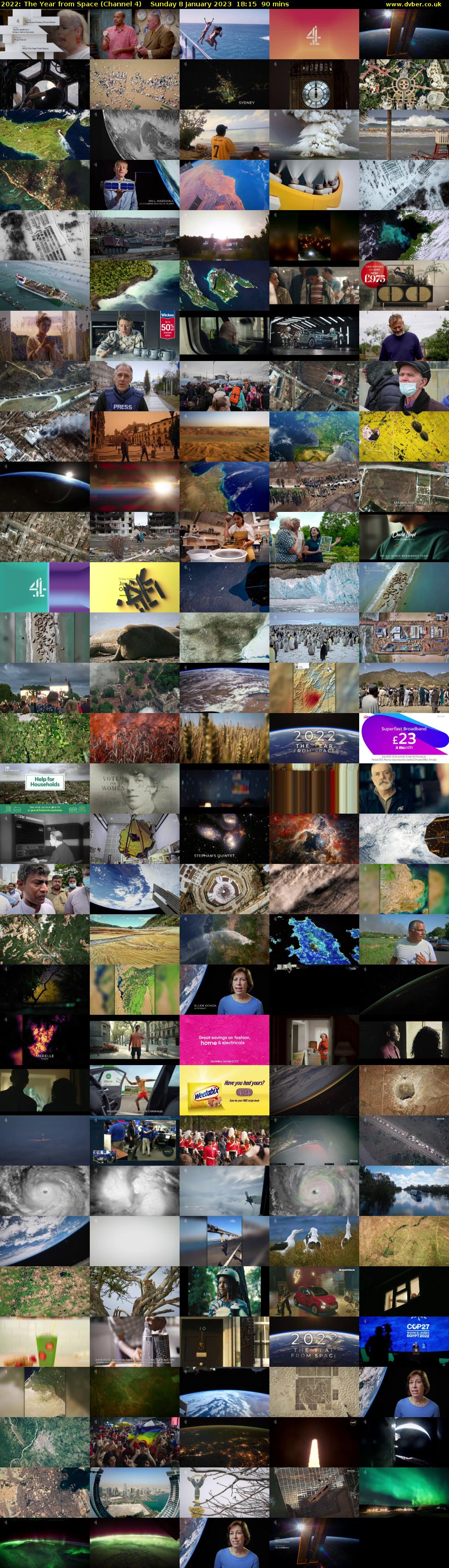 2022: The Year from Space (Channel 4) Sunday 8 January 2023 18:15 - 19:45