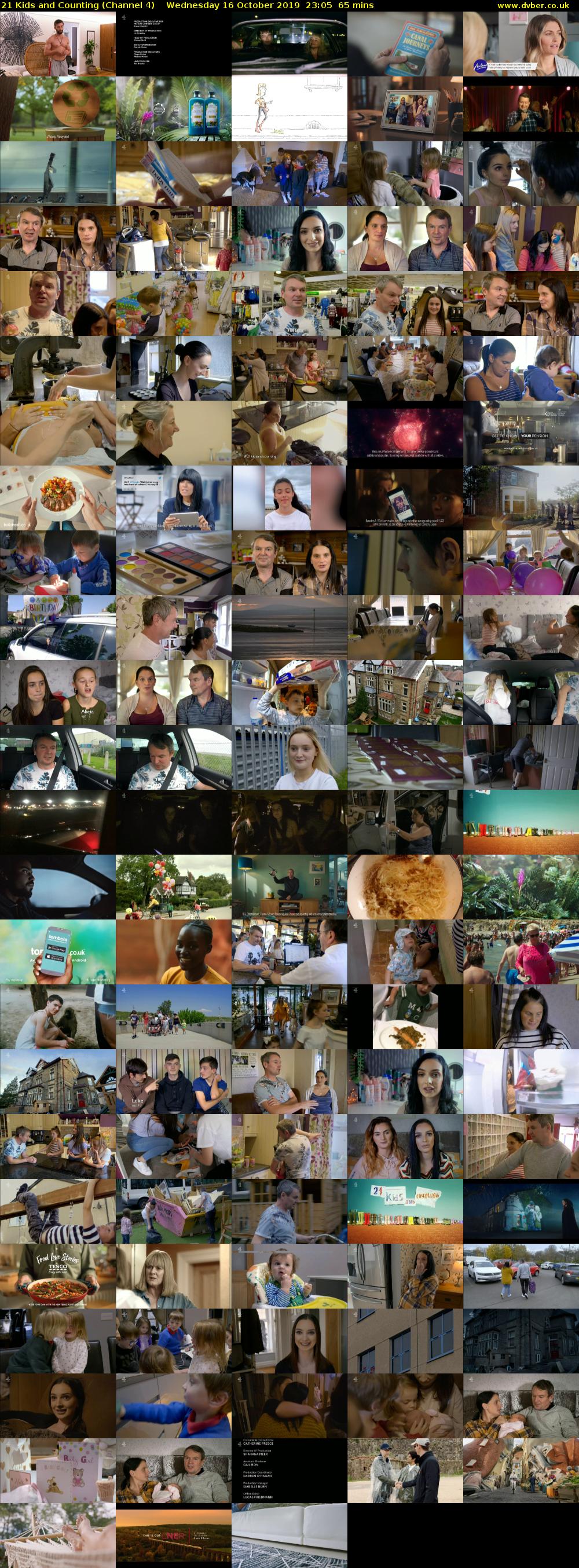 21 Kids and Counting (Channel 4) Wednesday 16 October 2019 23:05 - 00:10