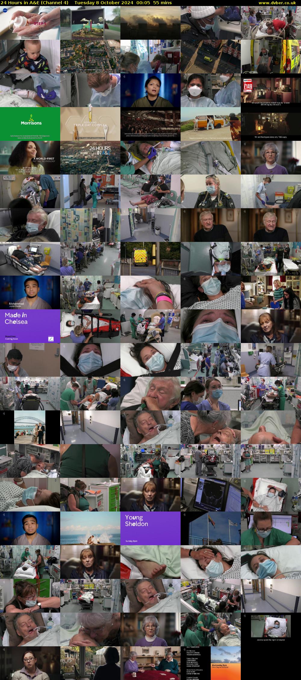 24 Hours in A&E (Channel 4) Tuesday 8 October 2024 00:05 - 01:00
