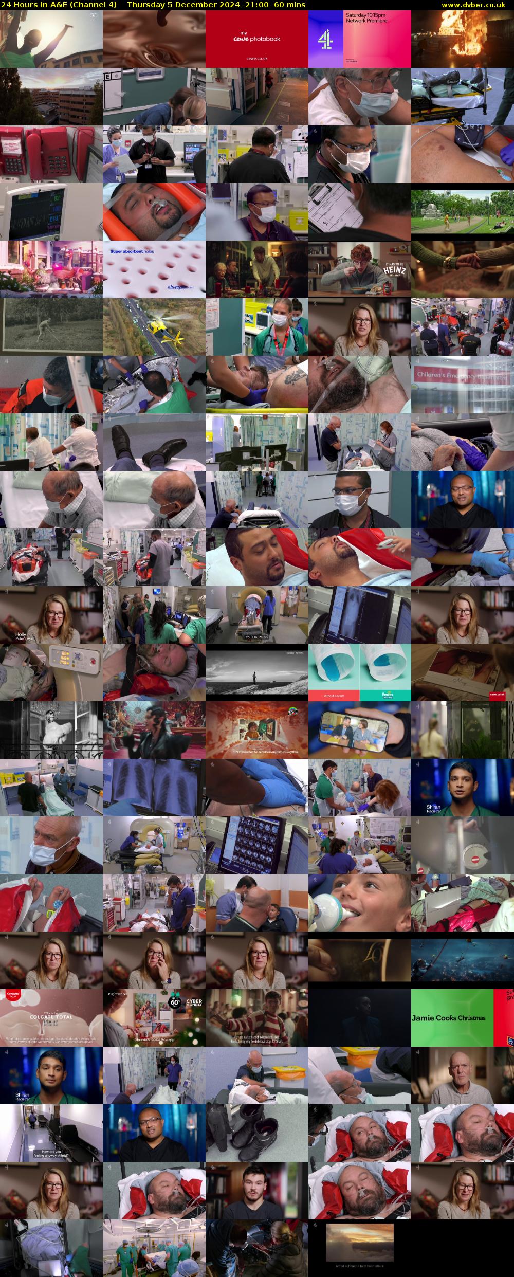 24 Hours in A&E (Channel 4) Thursday 5 December 2024 21:00 - 22:00