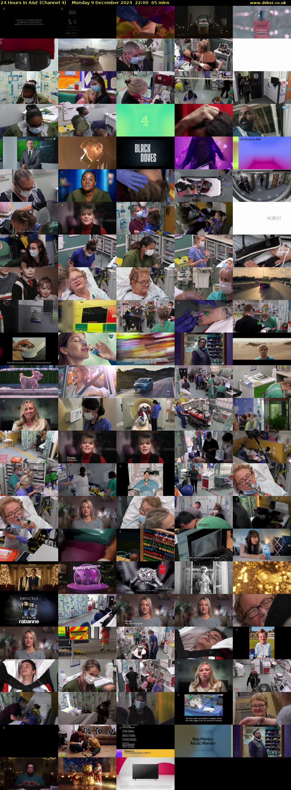 24 Hours in A&E (Channel 4) Monday 9 December 2024 22:00 - 23:05