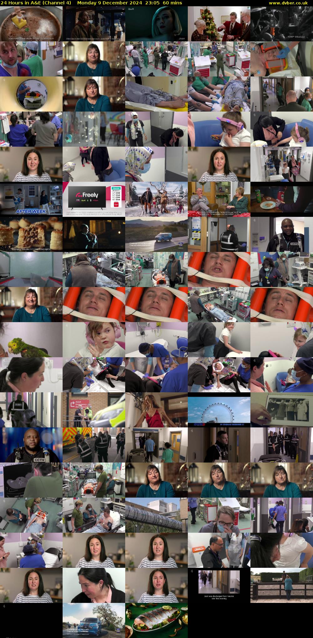24 Hours in A&E (Channel 4) Monday 9 December 2024 23:05 - 00:05