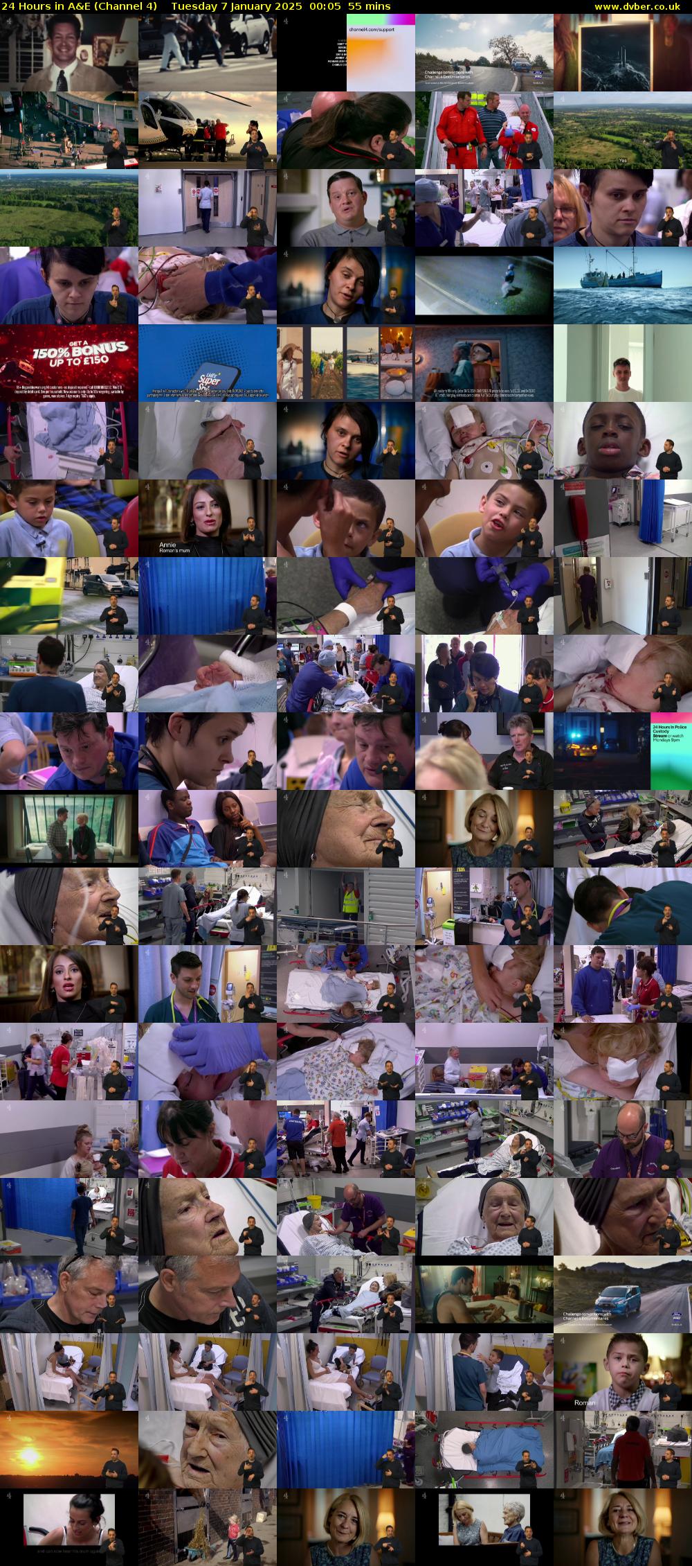 24 Hours in A&E (Channel 4) Tuesday 7 January 2025 00:05 - 01:00