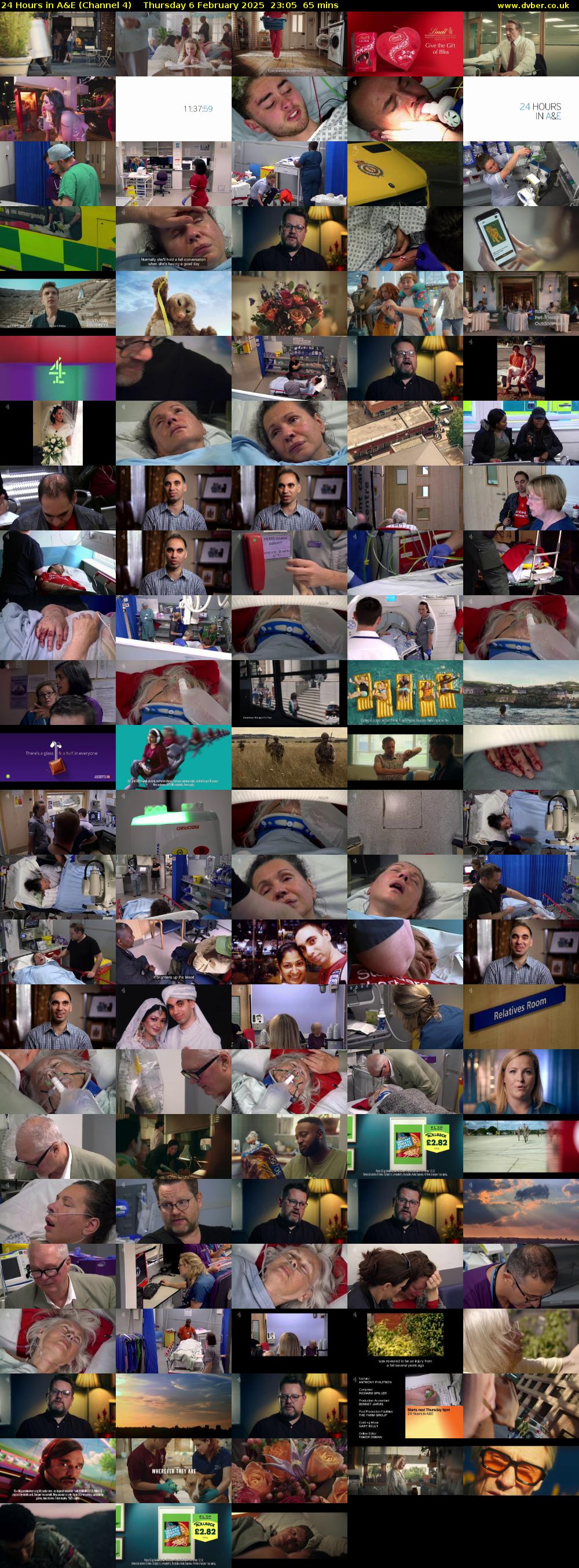 24 Hours in A&E (Channel 4) Thursday 6 February 2025 23:05 - 00:10
