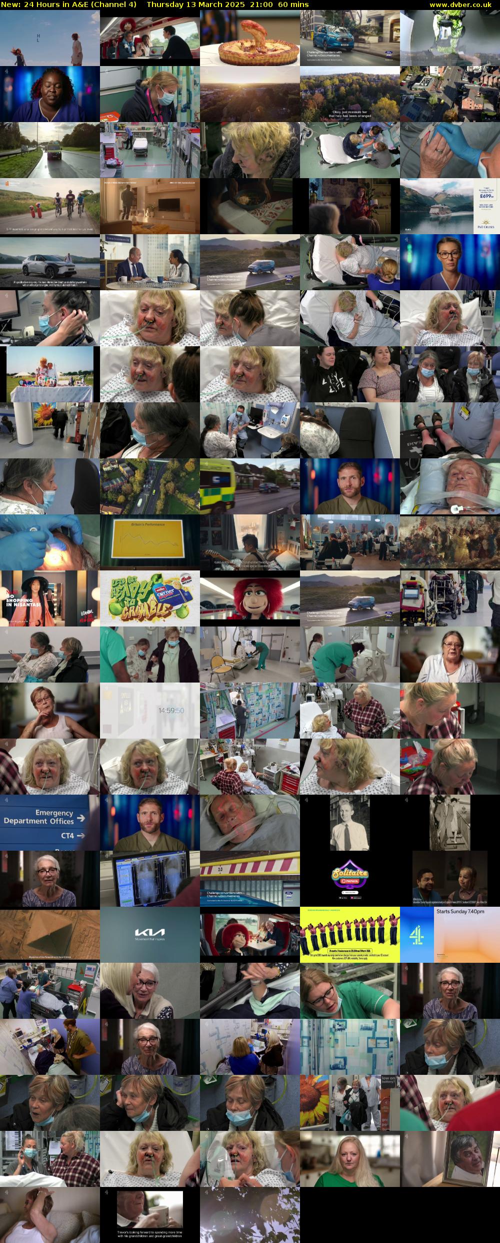 24 Hours in A&E (Channel 4) Thursday 13 March 2025 21:00 - 22:00