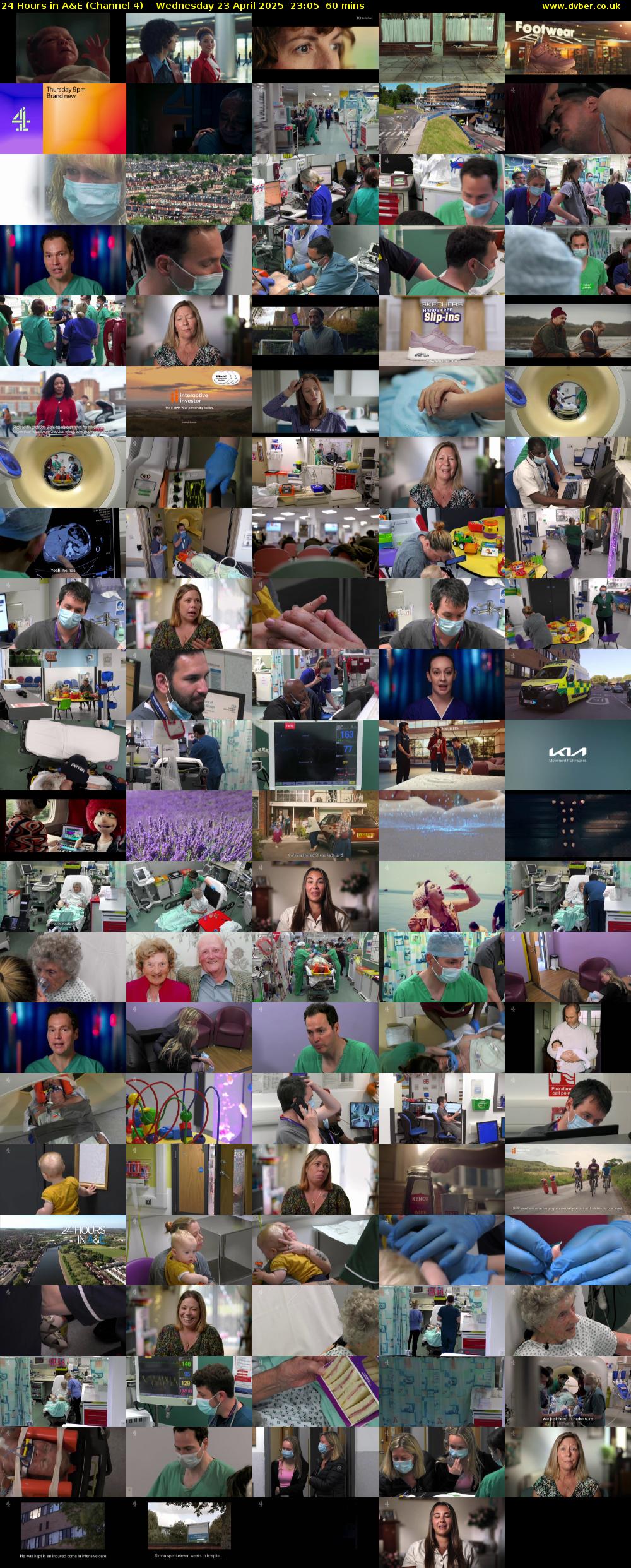 24 Hours in A&E (Channel 4) Wednesday 23 April 2025 23:05 - 00:05