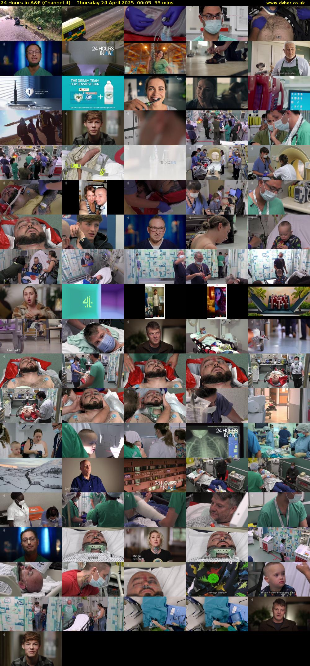24 Hours in A&E (Channel 4) Thursday 24 April 2025 00:05 - 01:00