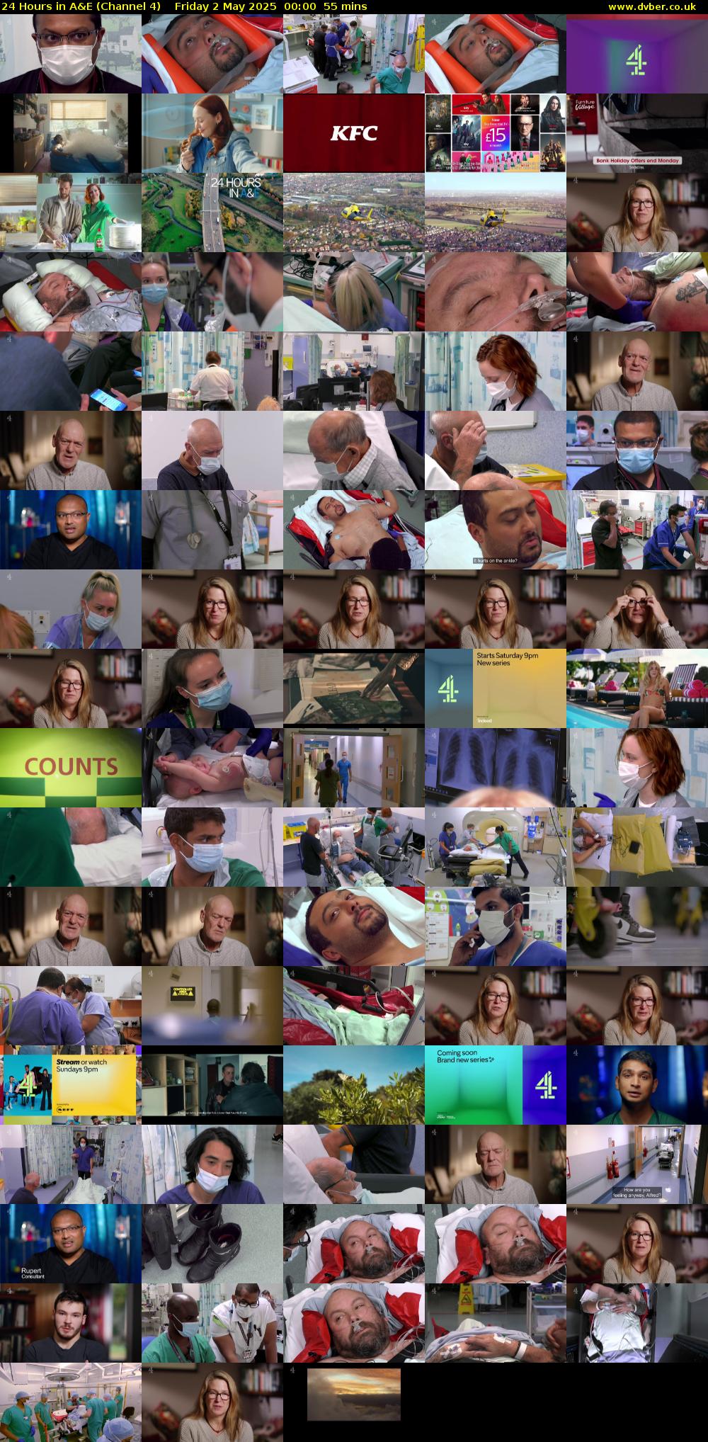 24 Hours in A&E (Channel 4) Friday 2 May 2025 00:00 - 00:55